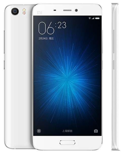 Xiaomi Mi5 64GB LTE 4G - White Smartphone  (16MP Sony Camera, Wi-Fi, GPS, 5.15 inch HD display Mi 5)