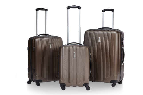 3 Piece ABS Trolley Luggage Bag Set