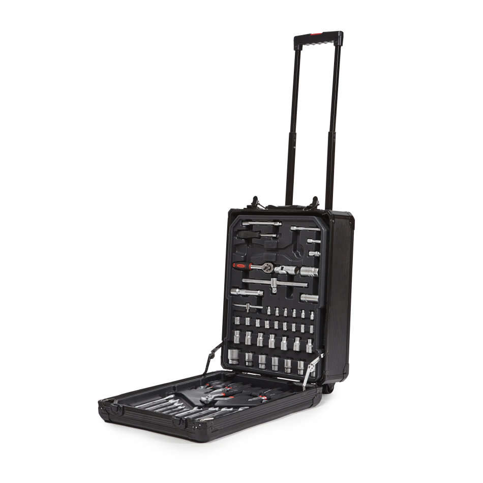 488 piece Professional Aluminum Tool Case Box on Wheels