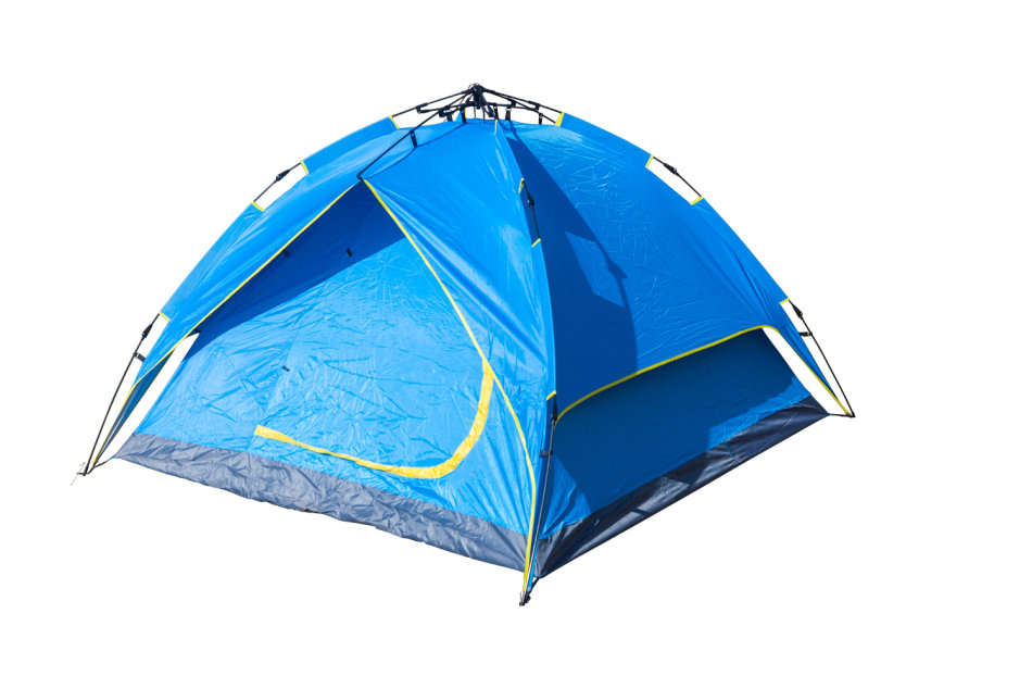 FAULTY Hazlo 4 Person Double Layer Automatic Opening Camping Tent w/ carry bag