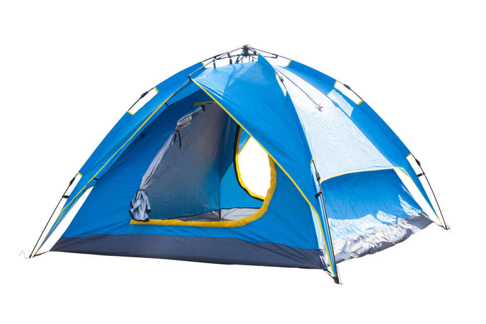 FAULTY Hazlo 4 Person Double Layer Automatic Opening Camping Tent w/ carry bag