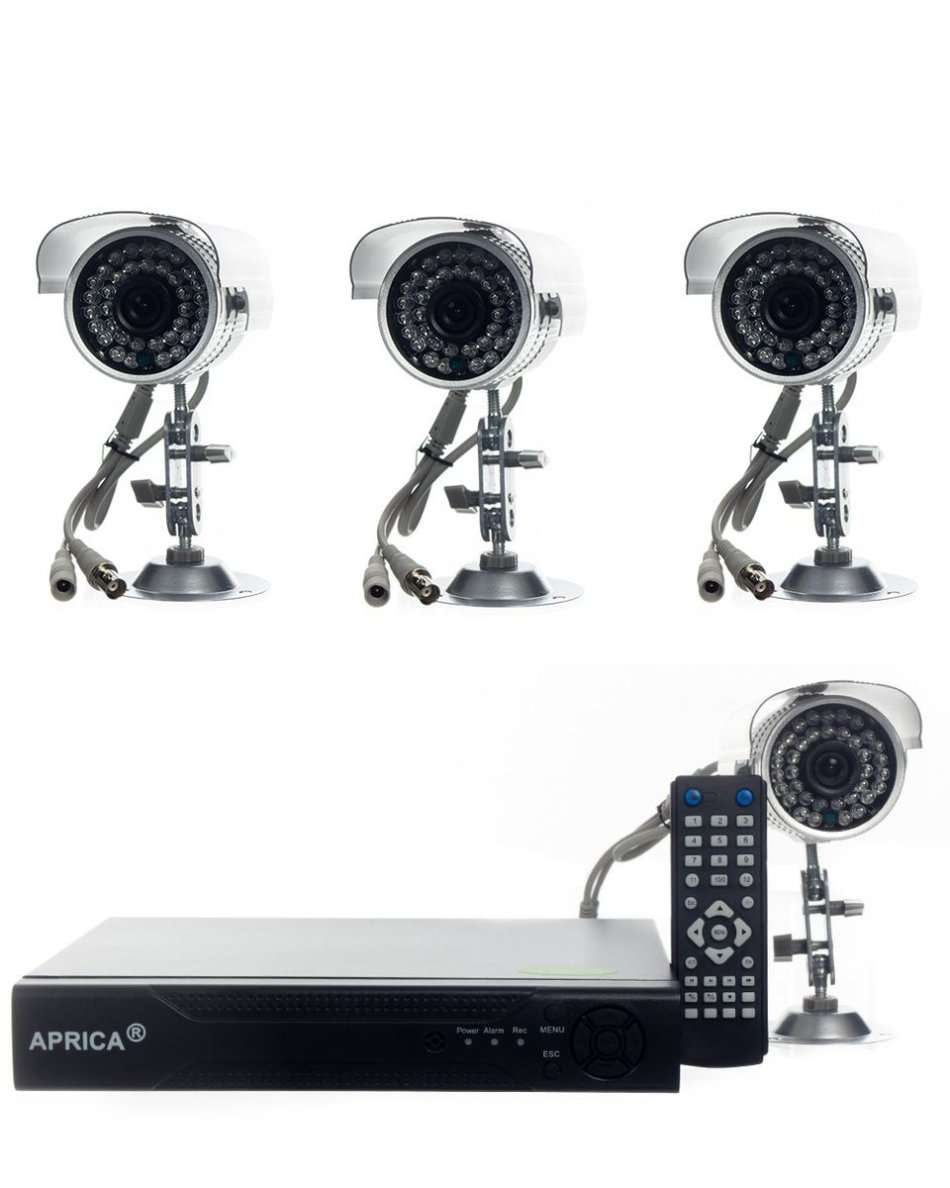 4 Channel CCTV Security Camera System DVR Kit w/ Internet 3G Phone Viewing and HDMI (4ch)