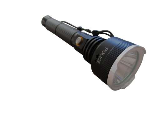 Rechargeable Digital LED Light Flashlight Torch Police