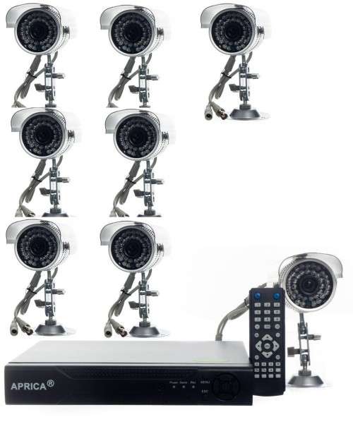 8 Channel CCTV Security Camera System DVR Kit w/ Internet 3G Phone Viewing and HDMI (8ch)