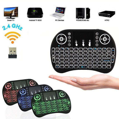 Mini Wireless Backlight Keyboard Mouse Touchpad i8 (Android, TV Box, Smart TV, Game Console, Tablets