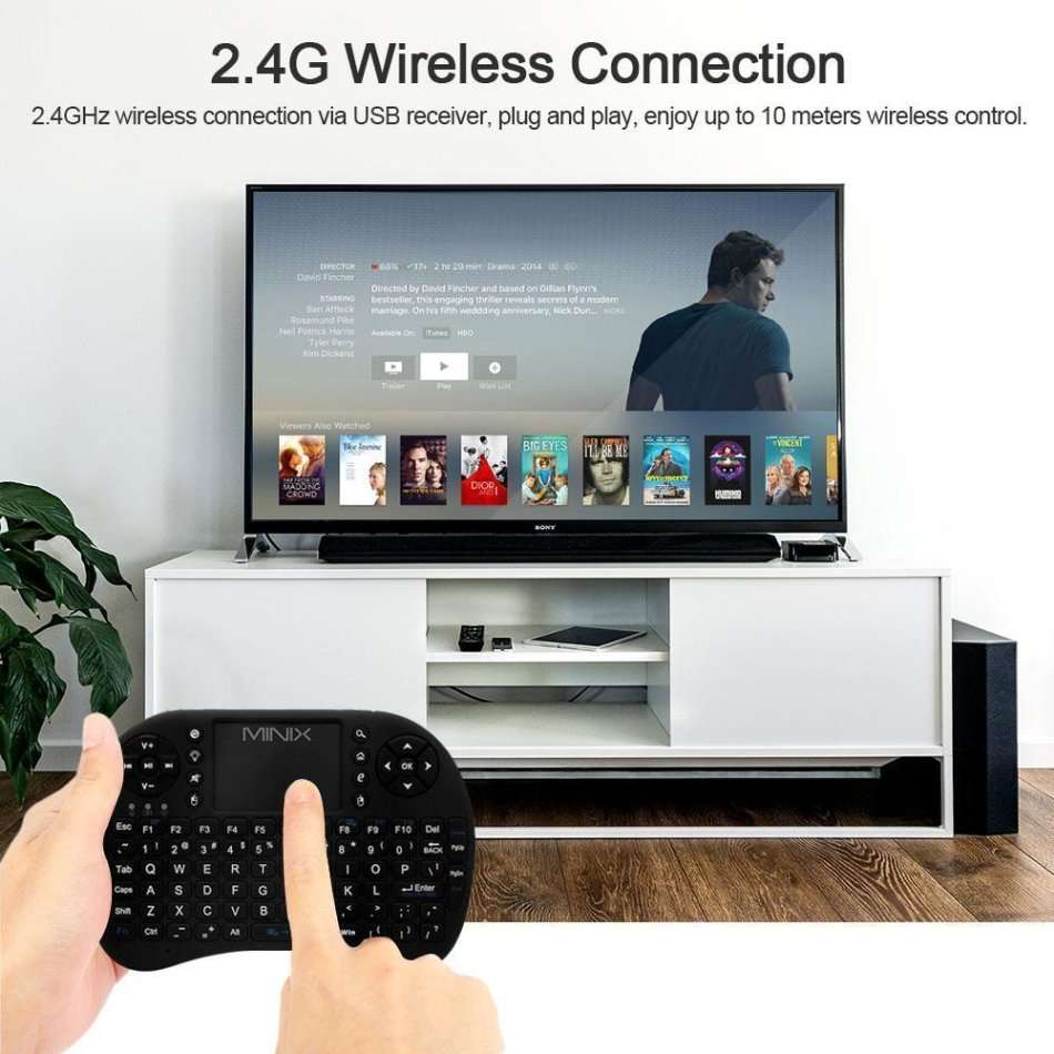 MINIX NEO K1 Mini Wireless Keyboard and Touchpad Mouse