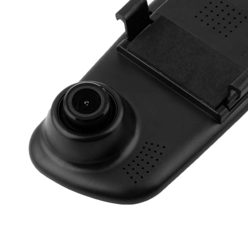 HD 4.3 inch Vehicle Rearview Parking Assist Camera with Mirror + Front Dash Camera