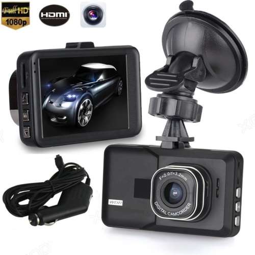 HD Car Dash Camera (Vehicle Blackbox Video Recorder) with Motion Detection and HDMI