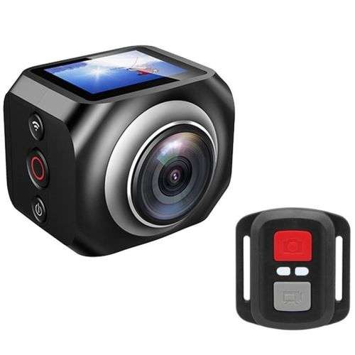 FHD VR 360 Degrees WiFi Sport Action Camera with Remote Control (Virtual Reality Panoramic)
