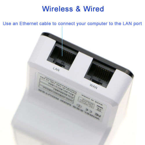 Nevenoe 600Mbps Wireless-N WiFi Repeater, Router, Client, Bridge, Access point (5 in 1 - Second hand