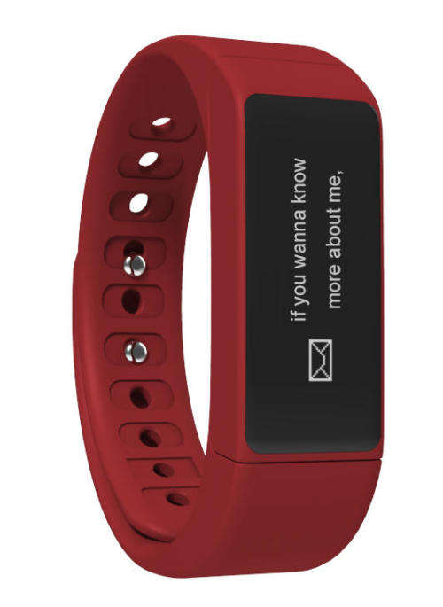 Bluetooth Smart Fitness Tracker Bracelet Watch  (Bluetooth, Sleep, Pedometer) [Second hand]