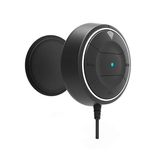 Nevenoe Bluetooth Handsfree Car Kit with NFC and USB Charger (Audio streaming or Calling)