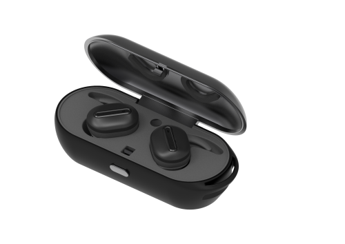 True Wireless Bluetooth Sports Stereo Earbuds Mini In-Ear Headsets w/ Mic (Pair of 2)