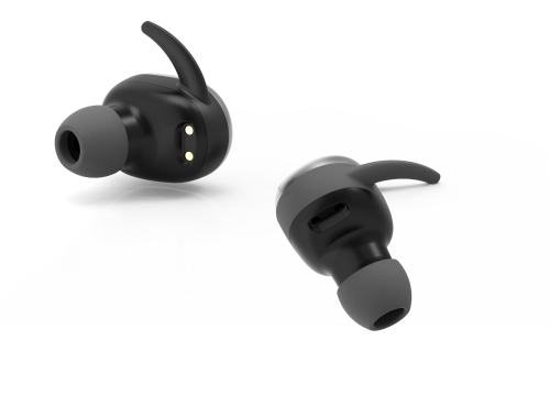 True Wireless Bluetooth Sports Stereo Earbuds Mini In-Ear Headsets w/ Mic (Pair of 2)