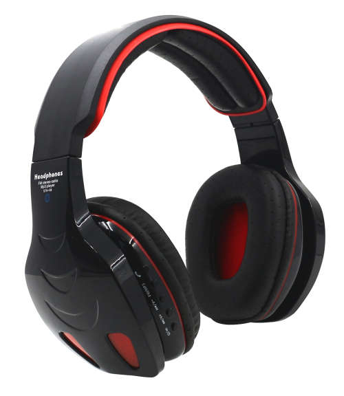 Bluetooth Wireless Stereo MP3 Headphone Headset with FM Radio, Microphone for Hands free Caling