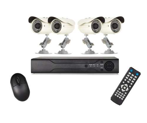 4 Channel CCTV Security Camera System DVR Kit w/ Internet 3G Phone Viewing and HDMI (4ch)