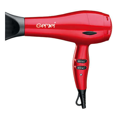 Gemei Professional Hair Dryer - 2 Speeds, Overheat Protection