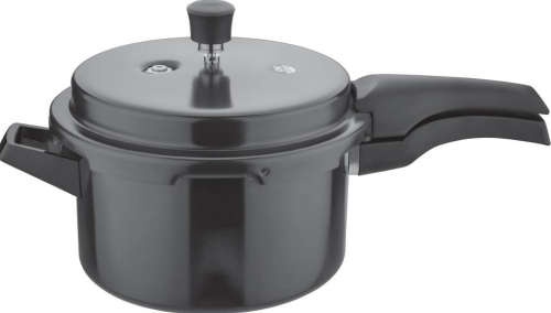 7.5L Hard Anodized Aluminium Pressure Cooker (7.5 Litre) Outer Lid - Black