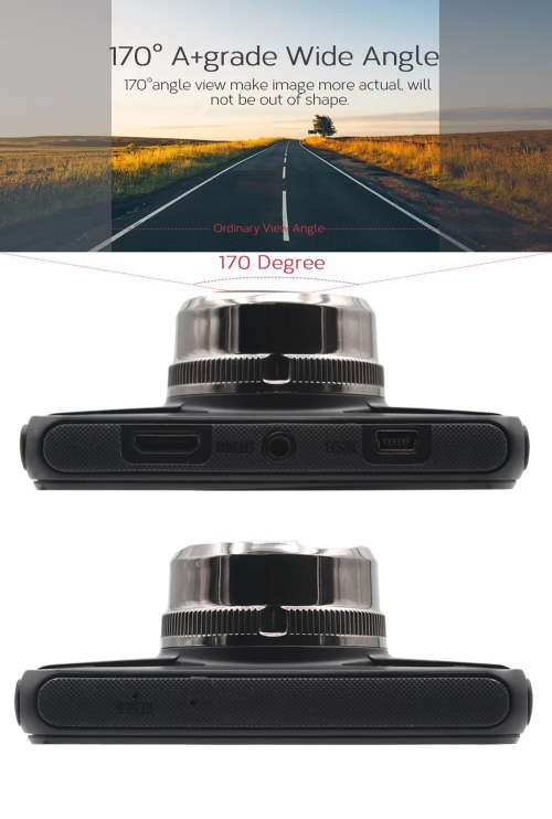 Car Dash Camera Video Recorder  (Vehicle Blackbox) 170 Degree Wide Angle - Second Hand