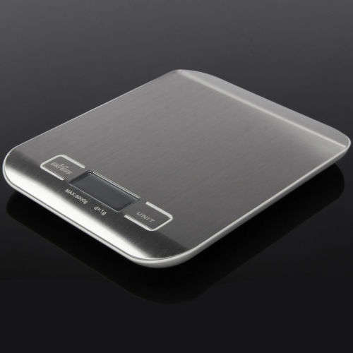 Digital Stainless Steel Kitchen Scale - 5KG/1G