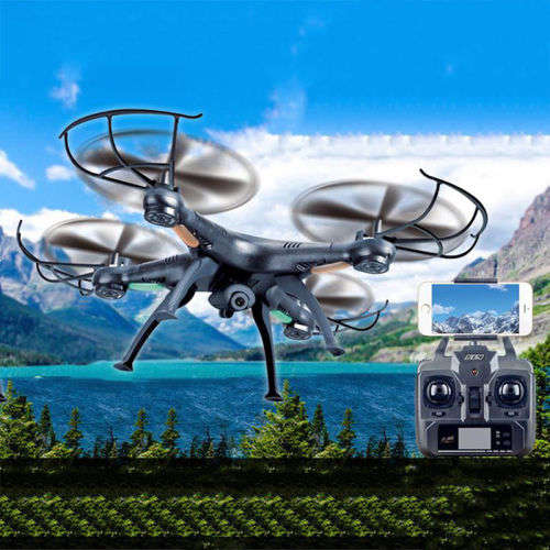 Drone Quadcopter with HD Camera, WiFI FPV Real-time Transmission, One key Return