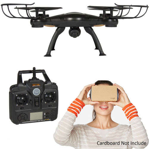 Drone Quadcopter with HD Camera, WiFI FPV Real-time Transmission, One key Return