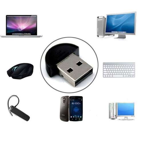 Mini USB EDR Wireless Bluetooth Dongle Adapter for Computers and Laptops