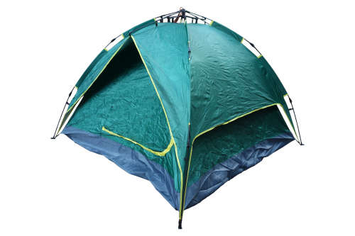 FAULTY Hazlo 4 Person Double Layer Automatic Opening Camping Tent w/ carry bag