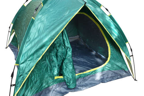FAULTY Hazlo 4 Person Double Layer Automatic Opening Camping Tent w/ carry bag