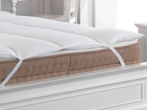 Mattress Topper With Hollow Fiber Fill - King  [Second Hand]