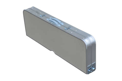 Aluminium Folding Table with Two Benches for Garden, Camping, Picnics, Fishing