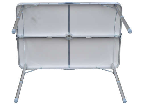 Aluminium Folding Table with Two Benches for Garden, Camping, Picnics, Fishing