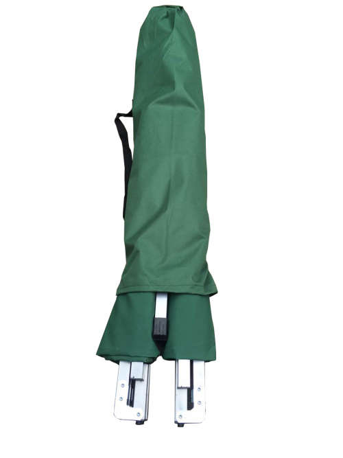 Large Camping Stretcher Bed with Carry Bag  - GREEN [Second Hand]