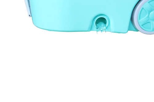 iSpin Mop Includes Bucket with Wheels - 360 Degree Rotation, Stainless Steel Basket [Second hand]