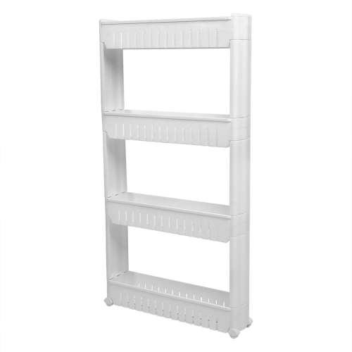 4 Tiers Slide Out Kitchen Bathroom Tower Storage Rack Holder  [Second Hand]