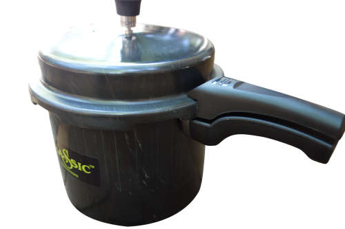 7.5L Hard Anodized Aluminium Pressure Cooker (7.5 Litre) Outer Lid - Black