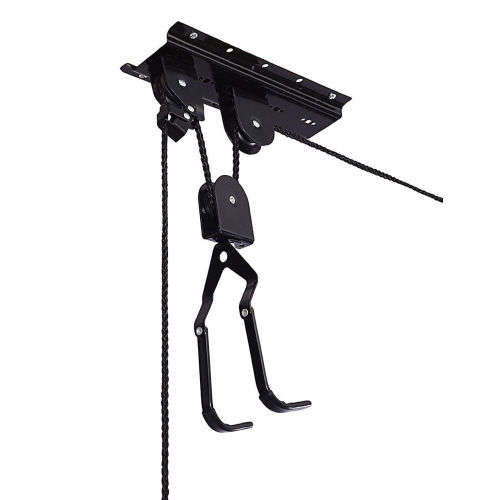 Bicycle Lift Ceiling Mount Rack Storage System - Easily lift & Store your Bike!