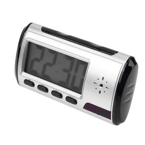 Spy Hidden Video Camera Clock with Motion Detection and Remote Control