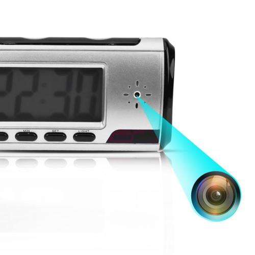 Spy Hidden Video Camera Clock with Motion Detection and Remote Control