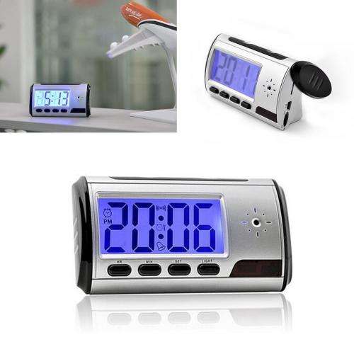 Spy Hidden Video Camera Clock with Motion Detection and Remote Control