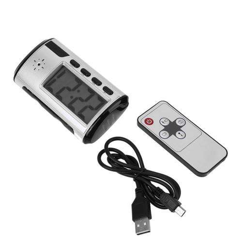 Spy Hidden Video Camera Clock with Motion Detection and Remote Control