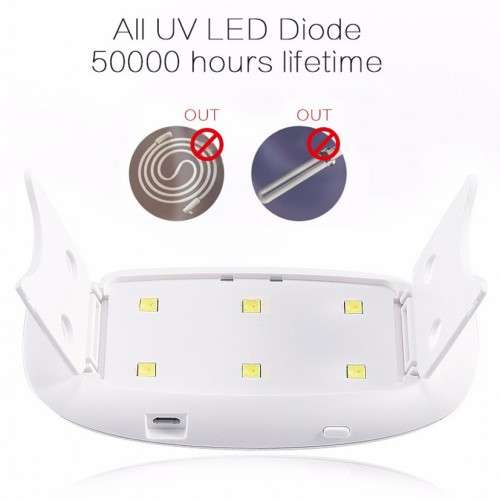 Portable Mini LED Gel Curing UV Nail Lamp Drier
