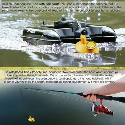 Professional Wireless Dot Matrix Sonar Fish Finder Sensor