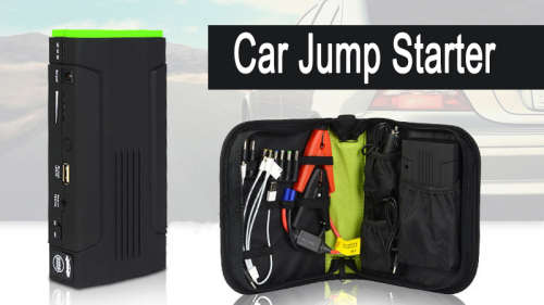Car Jump Starter Power Bank (12000mAh Capacity) LED Flash light