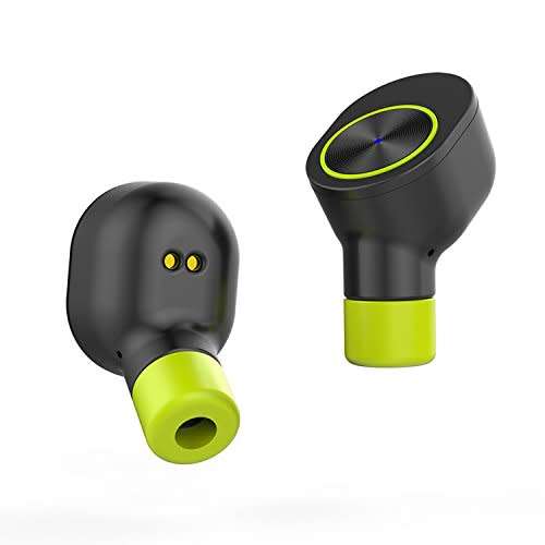 True Wireless Sports Stereo Bluetooth Earbuds In-Ear Headsets w/ HD Mic (Pair of 2)