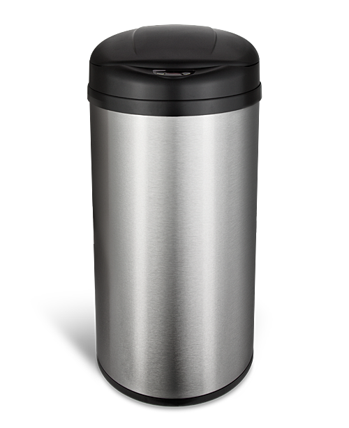 NineStars Automatic Motion Sensor Touchless Stainless Steel Kitchen Dustbin - 49L [Second Hand]