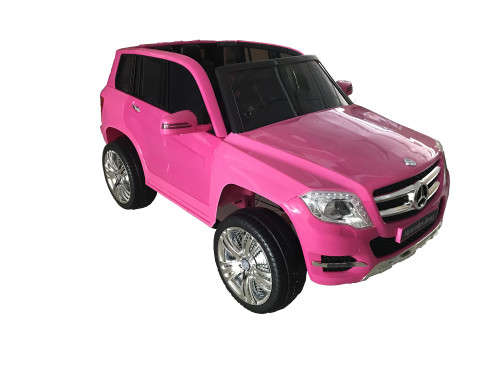 Licensed Mercedes Benz SUV GLK300 4Matic Kids Ride on Car - With MP3, Remote, Lighting Wheel - Pink