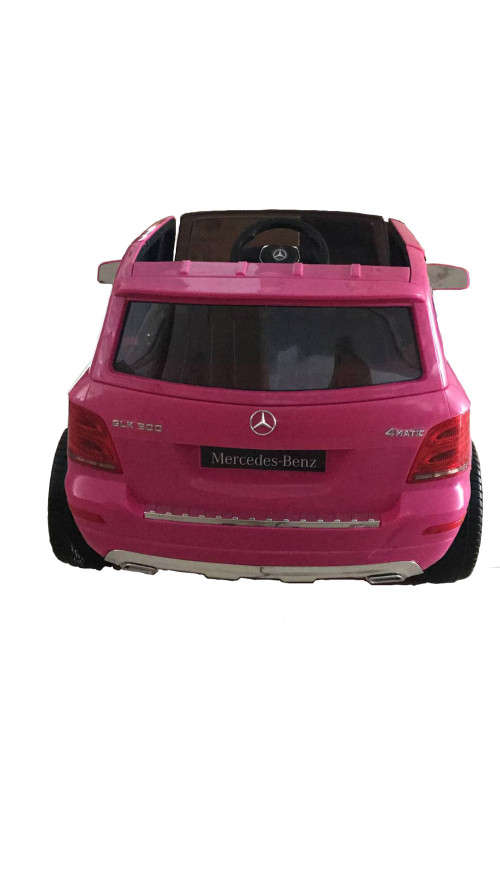 Licensed Mercedes Benz SUV GLK300 4Matic Kids Ride on Car - With MP3, Remote, Lighting Wheel - Pink