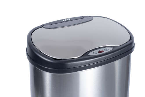 NineStars 50L Automatic Motion Sensor Touchless Stainless Steel Kitchen Dustbin