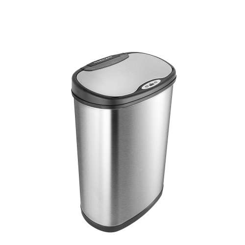 NineStars 50L Automatic Motion Sensor Touchless Stainless Steel Kitchen Dustbin